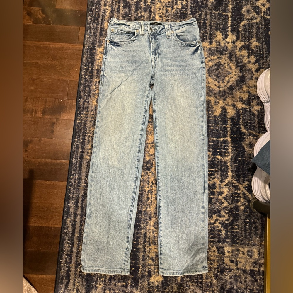 True Religion Ricki Crossover Relaxed Low Rise Jeans